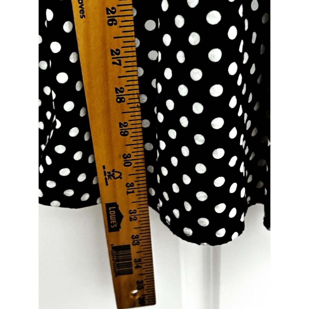 RNB Womens Small Polka Dot Fit Flare Dress Keyhole Back Audrey Hepburn 0516 - Picture 9 of 9